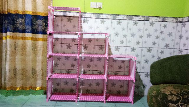 Rak Buku Portable 3 Sisi