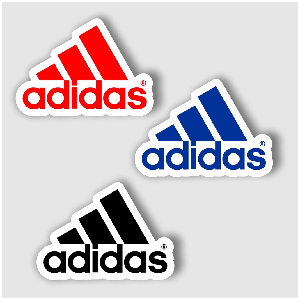 

Stiker Sticker Brand Logo Adidas Red Blue Black Vinyl Skate surf Band Grafiti pop art Case Phone Tumblr Laptop Casing Striping Aesthetic Band Journal Hype Dinding Waterproof Clothing