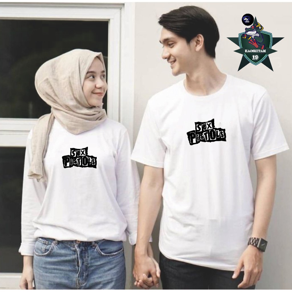 Kaos Sex Pistols Dewasa Couple Band Anime Lengan Panjang dan Pendek [BISA COD] HARGA SATUAN PUTIH