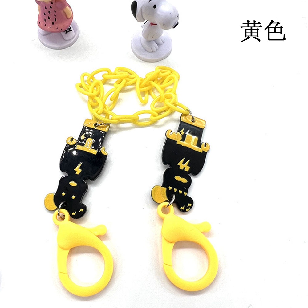 (Cod Tangding) Tali Lanyard Kacamata / Earphone Motif Kartun Beruang Bahan Akrilik