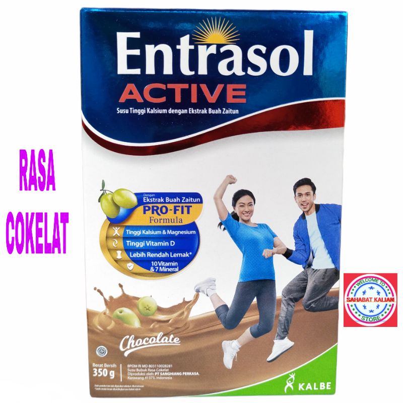 ENTRASOL ACTIVE COKLAT 360GR PER 1 BOX