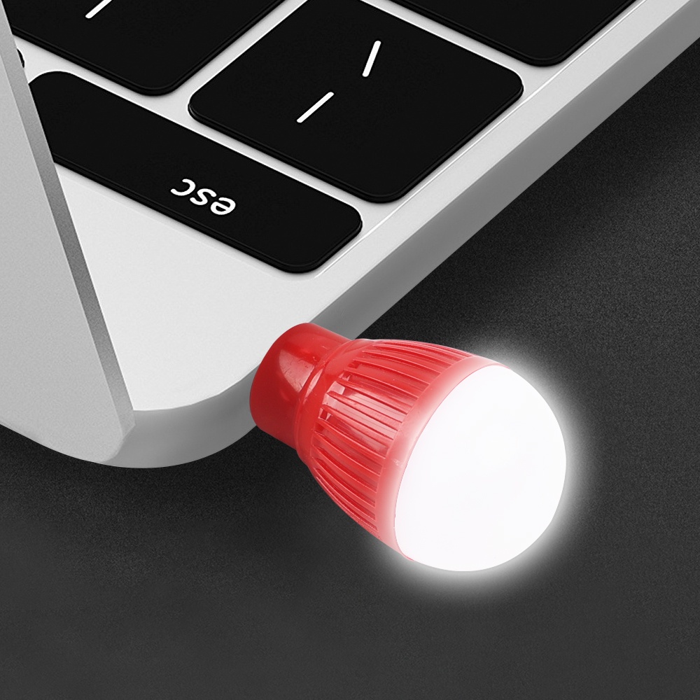 Lampu Emergency Portabel USB Powered Camping Outdoor Light Mobile Power Bohlam LED Mini 5V Bohlam Hemat Energi