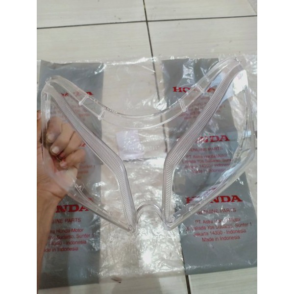 original mika lampu depan reflektor vario 110 karbu original