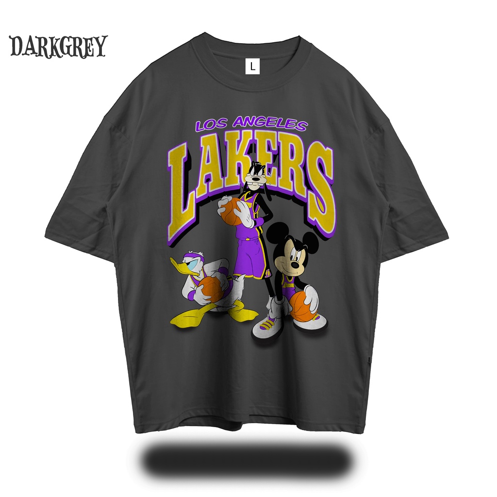 Lakers Disney Mickey Squad LA x Junk Food t shirt vintage Oversize