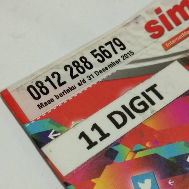 KARTU SIMPATI 11 DIJID + SAKTI COMBO 15GB