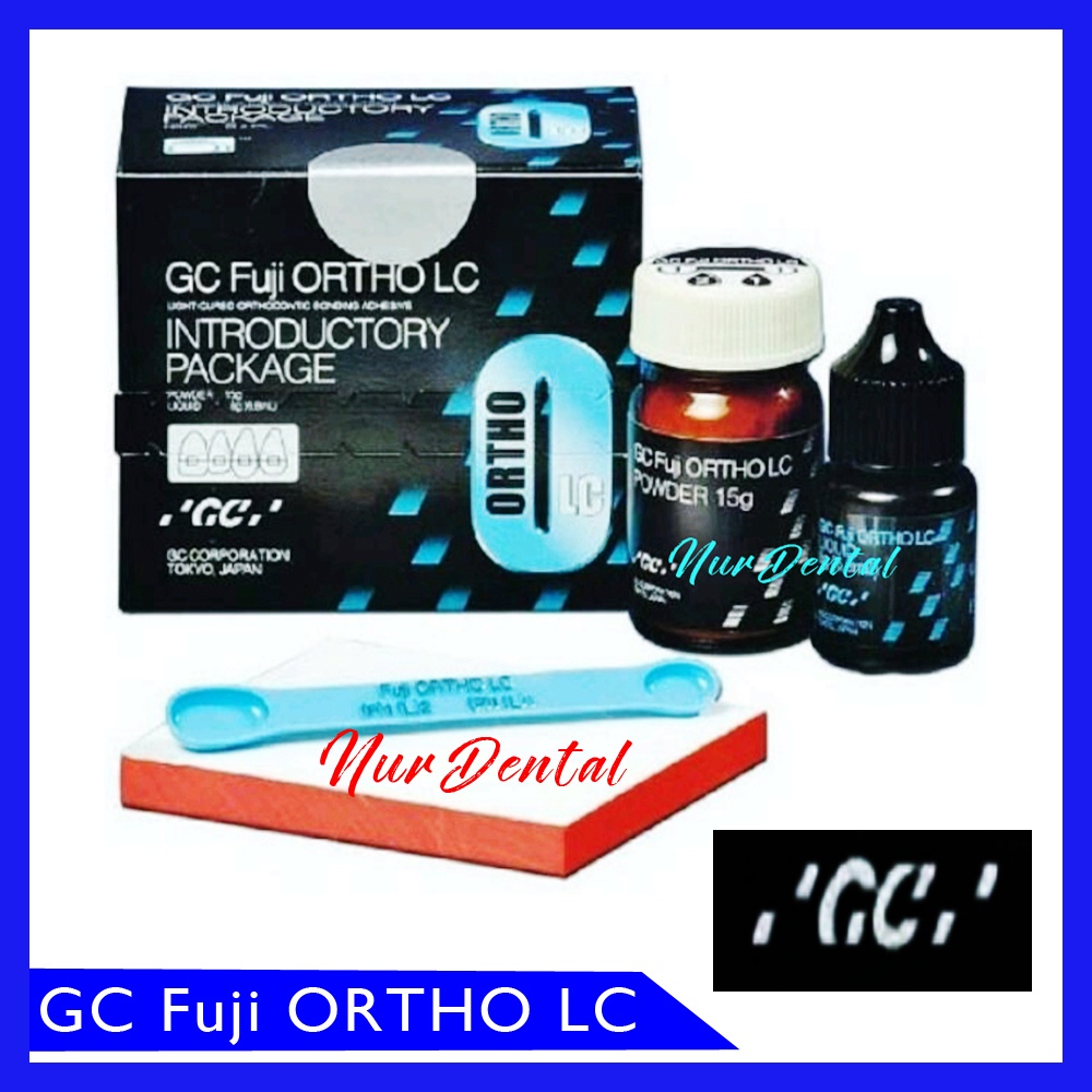 Lem GC Fuji Ortho LC introductory package lem behel fuji pakai sinar