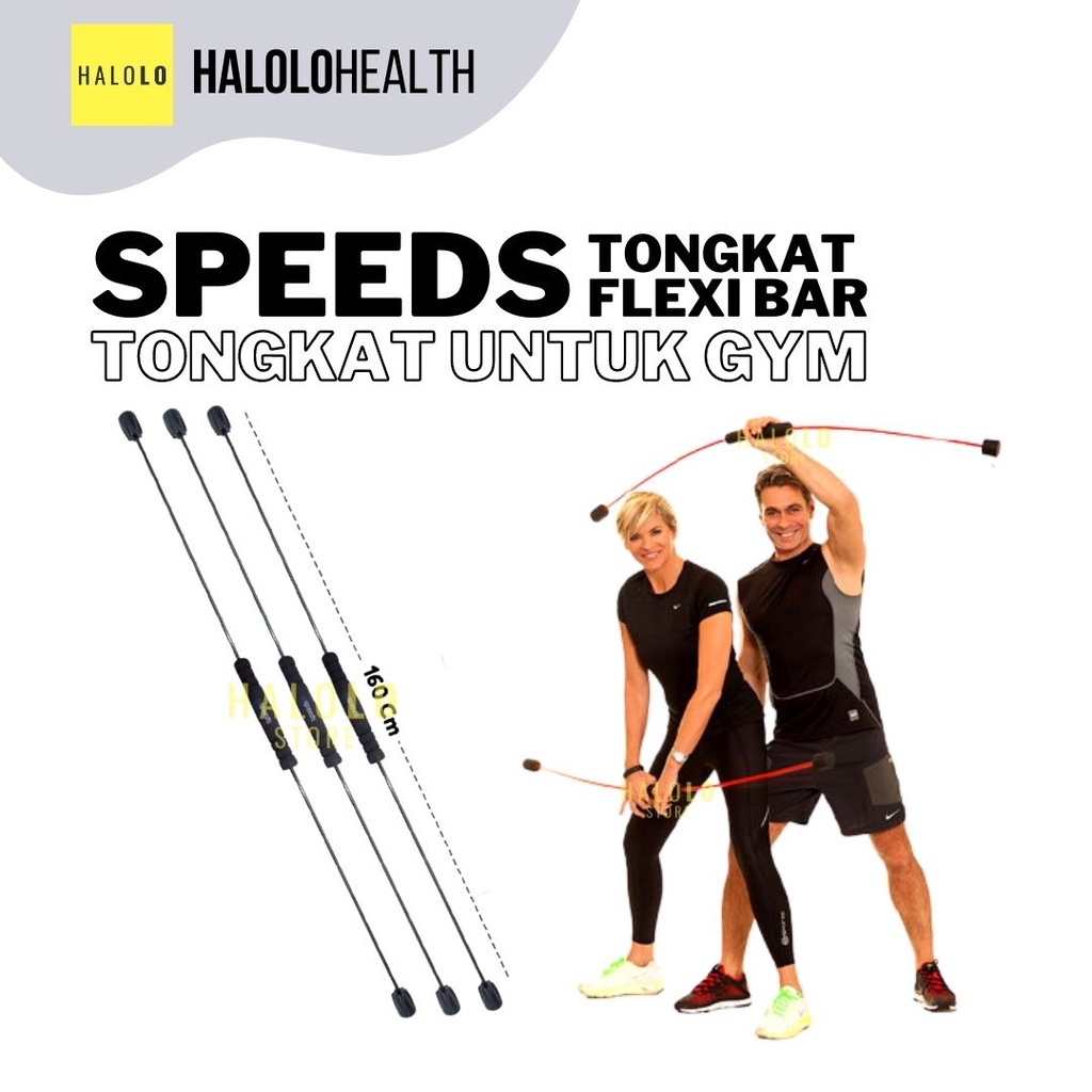 Flexi Bar Swing SPEEDS Tongkat Flexi Alat Gym Stick Flexi Bar Swing