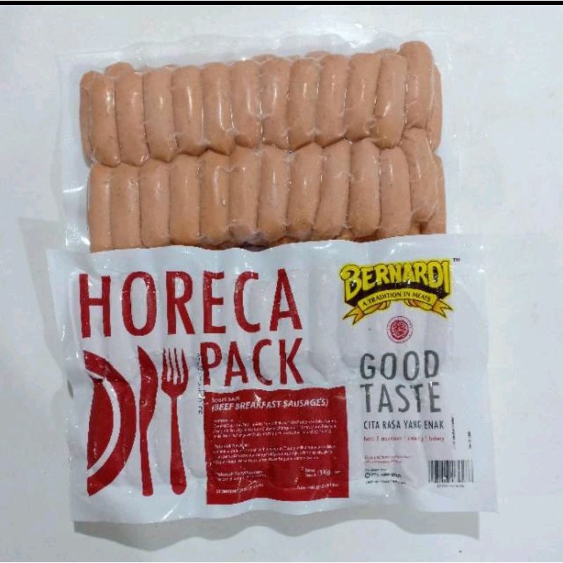 

Bernardi Horeca Pack Sosis Sapi VP - 1 kg