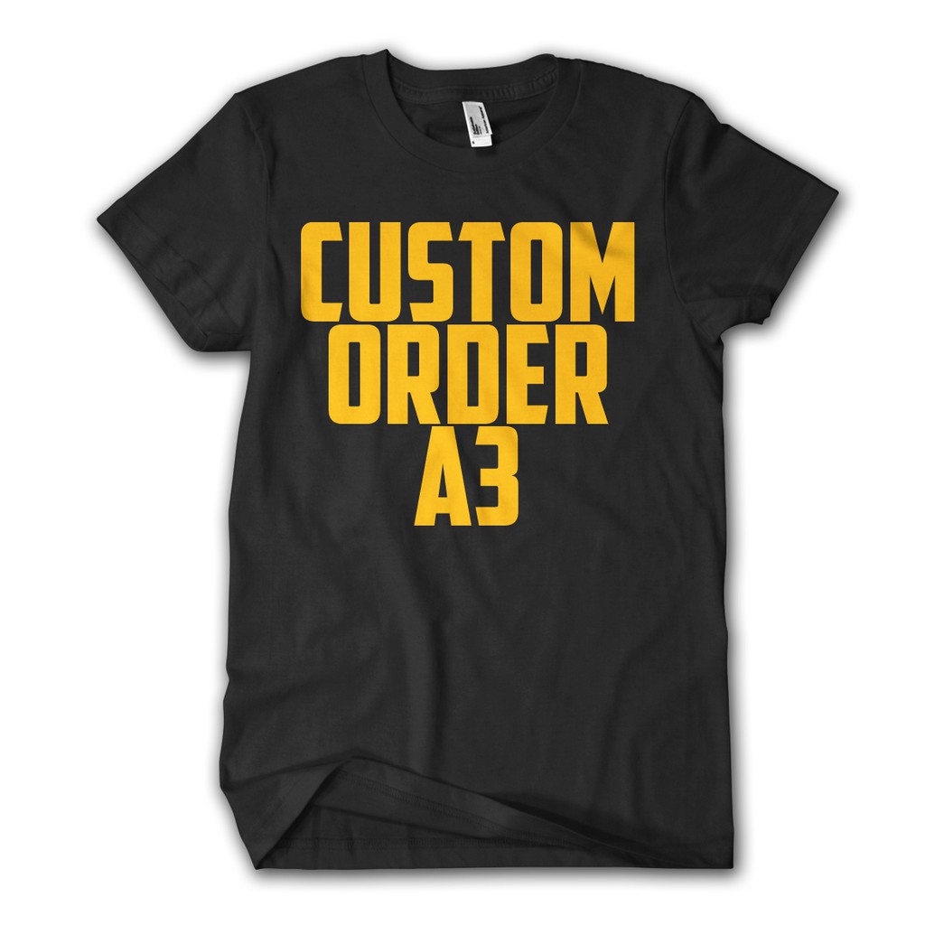 

Custom Order Ukuran A3 Bahan NSA Premium
