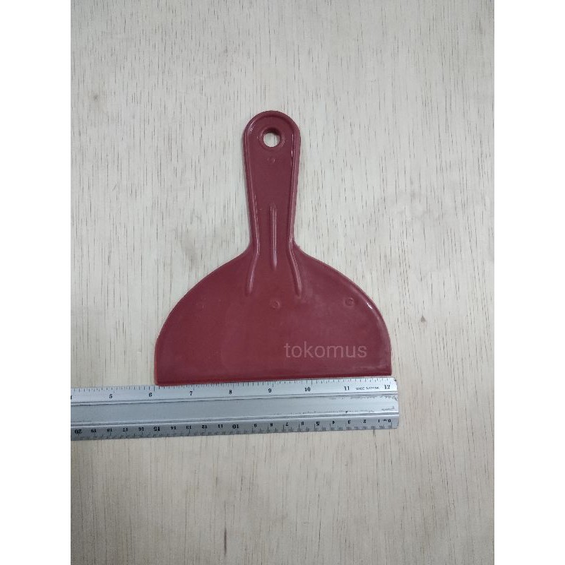 KAPE PLASTIK PVC/PERATA LEM KUNING/KAPE LEM DEMPUL KOMPON 6&quot; INCH/PUTTY SCRAPER 6&quot;