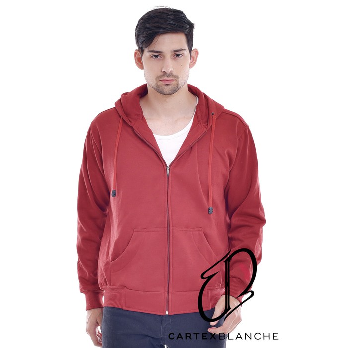 Best Item Jaket Sweater Hoodie Sleting Polos Maron Man