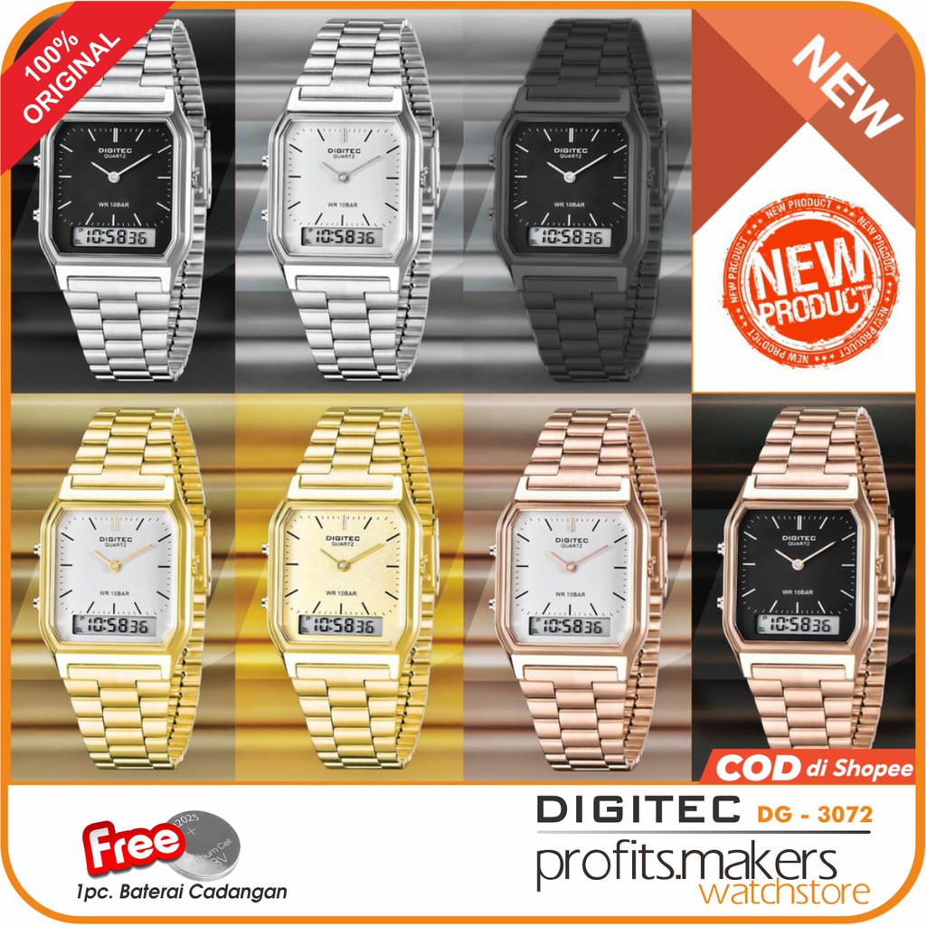 DIGITEC DG 3072 / DG-3072 / DG3072 Watch Jam Tangan ORIGINAL