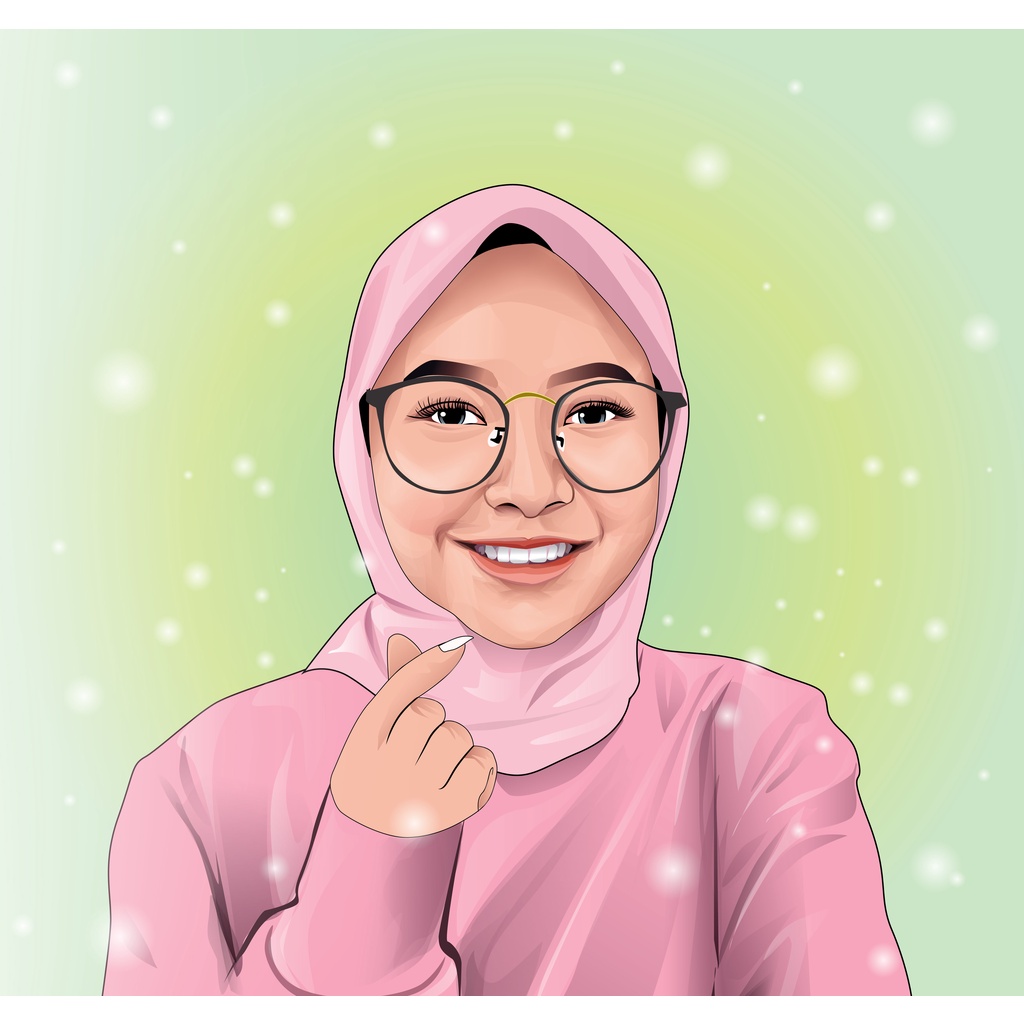 vector wajah, Gambar vector wajah, gambar wajah digital, gambar kartun, jasa gambar