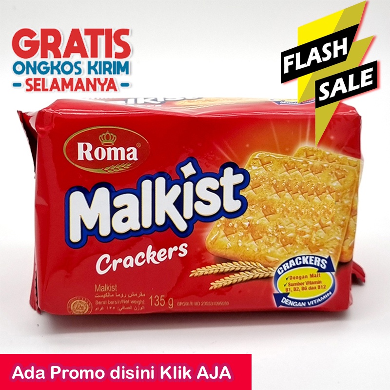 

Roma Malkist Crackers 135 gr biskuit roma