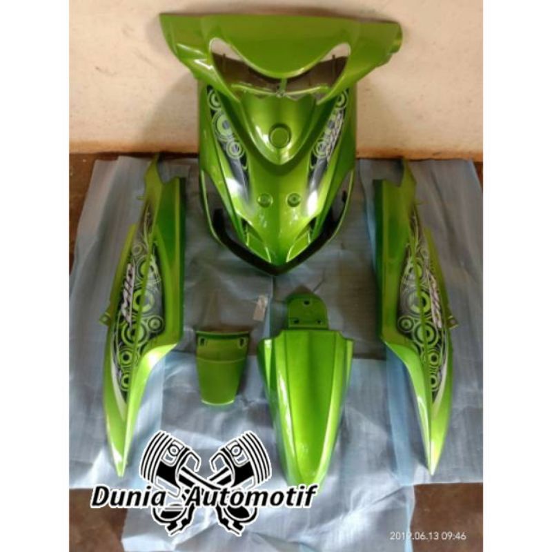 Body Alus Mio smile Hijau plus Striping Dts.motor