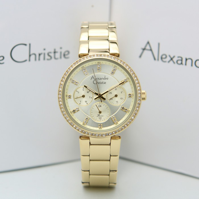 ORIGINAL Jam Tangan Wanita Alexandre Christie  AC 2874 / AC2874 / 2874 Garansi Resmi 1 Tahun.
