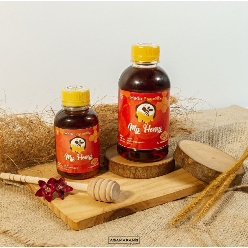 

Madu Propolis " my honey" (Original) 130 ml & 250 ml/madu asli/madu kesehatan