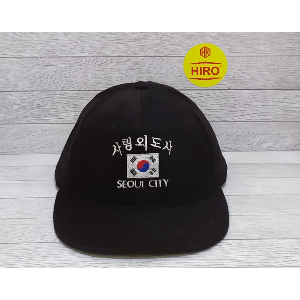 [COD]Topi Distro Pria Bordir SEOUL New Model/Topi Snapback Keren/Topi Distro Keren