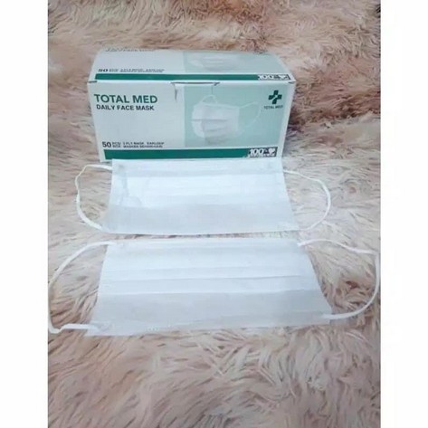 ⭐BAGUS⭐ [5 / 10 pcs] MASKER SENSi / TOTAL MED / KOYO 3 PLY | Masker Medis &amp; Daily Care