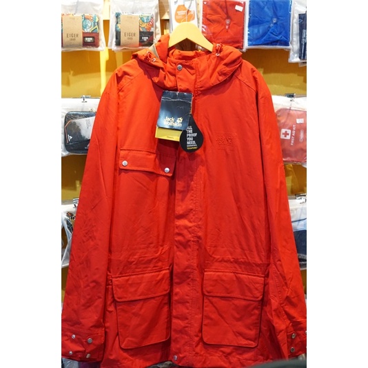 Jaket Jack Wolfskin Original jacket gunung outdoor trecking waterproof windproof summit attack ride 
