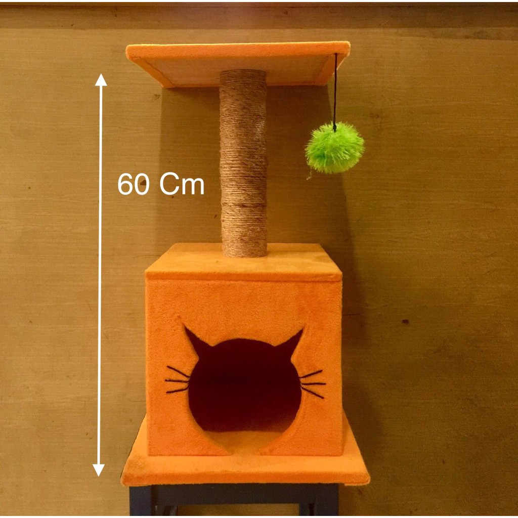 Mainan Cakaran Kucing Rumah Dan 1 Tiang H013 Garukan Cat