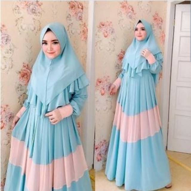 DRESS SYAR'I SET FREE KHIMAR