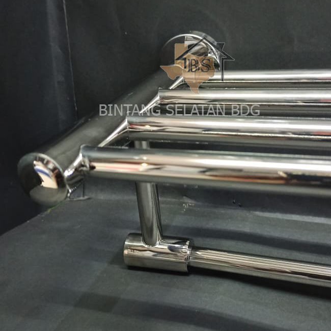 RAK HANDUK GANTUNGAN HANDUK RAK KAMAR MANDI STAINLESS SUBRON A1013