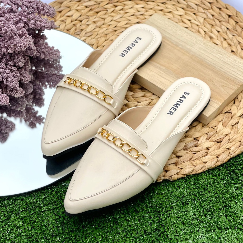 SARMER - ALICE MULES CREAM EDITION