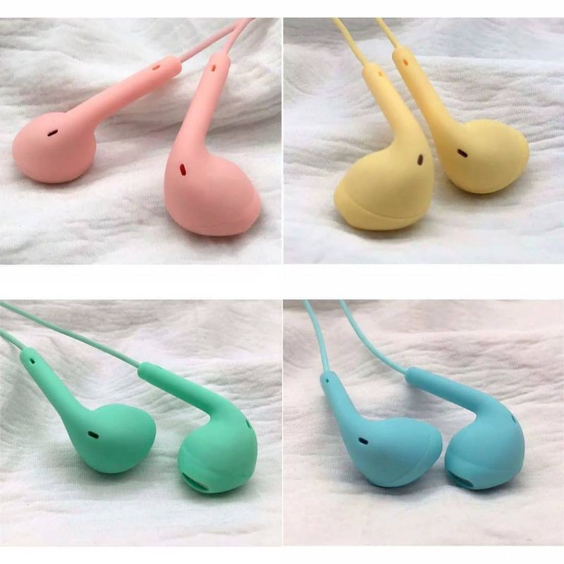 HEADSET MACARON U19 PAKAI GARANSI ADA PACKING ALL WARNA