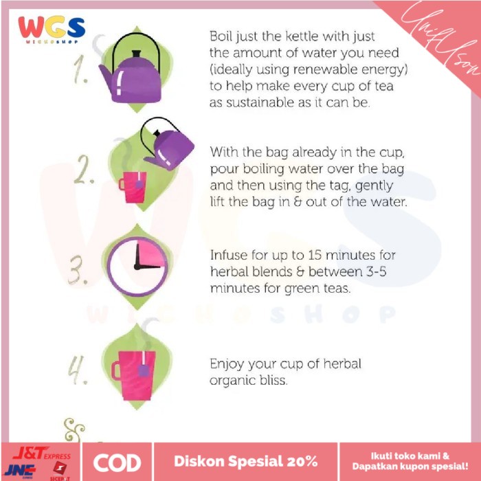 

⭐COD⭐ Pukka Love Organic Heart Warming Touch of Rose Chamomile 20 Tea Bags