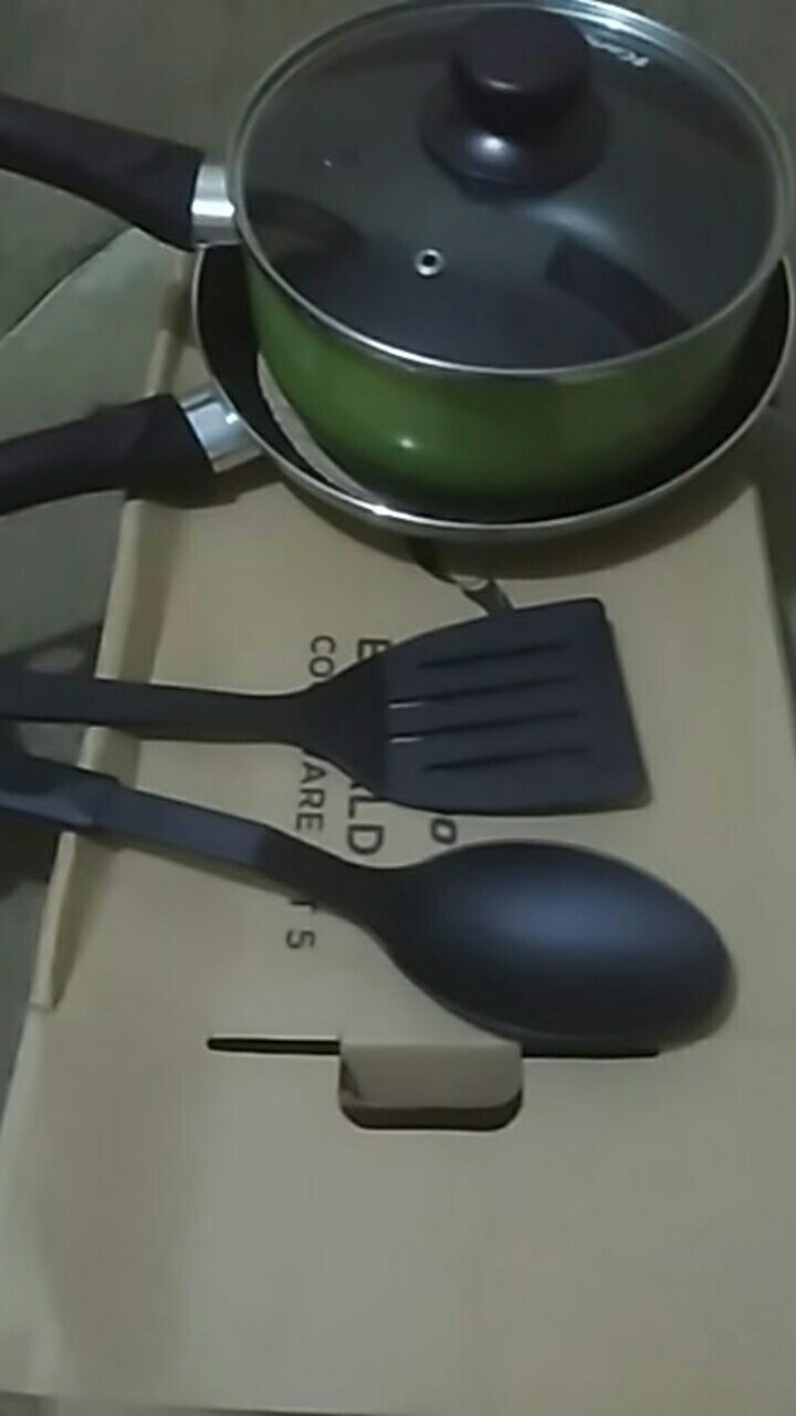 Panci Wajan Teflon Anti Lengket Tanpa Minyak Set Of 5 Kangaroo Emerald Cookware Panggang Serbaguna