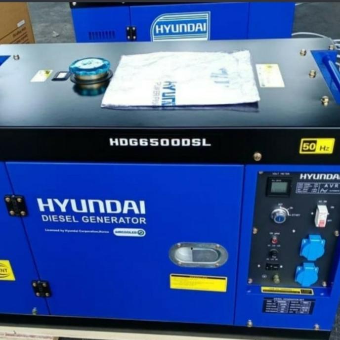 Genset Silent Diesel 5000 watt Hyundai terlaris