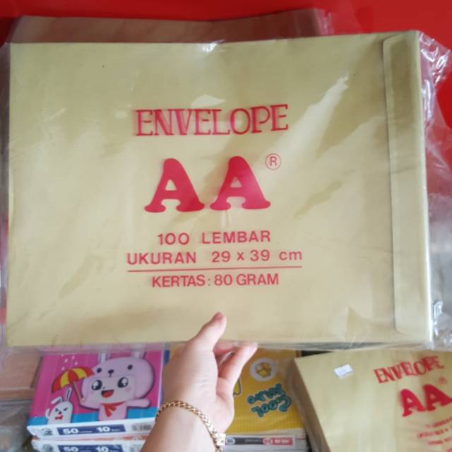 

AMPLOP AA UK 29X39CM