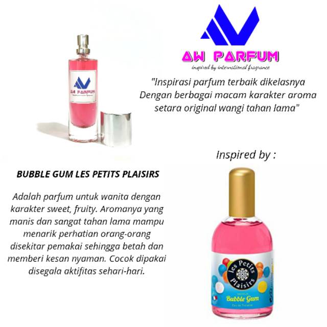 parfum petit plaisir bubble gum