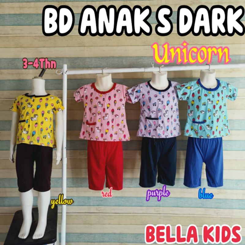 BABYDOLL BELLA ANAK S DARK UNICORN