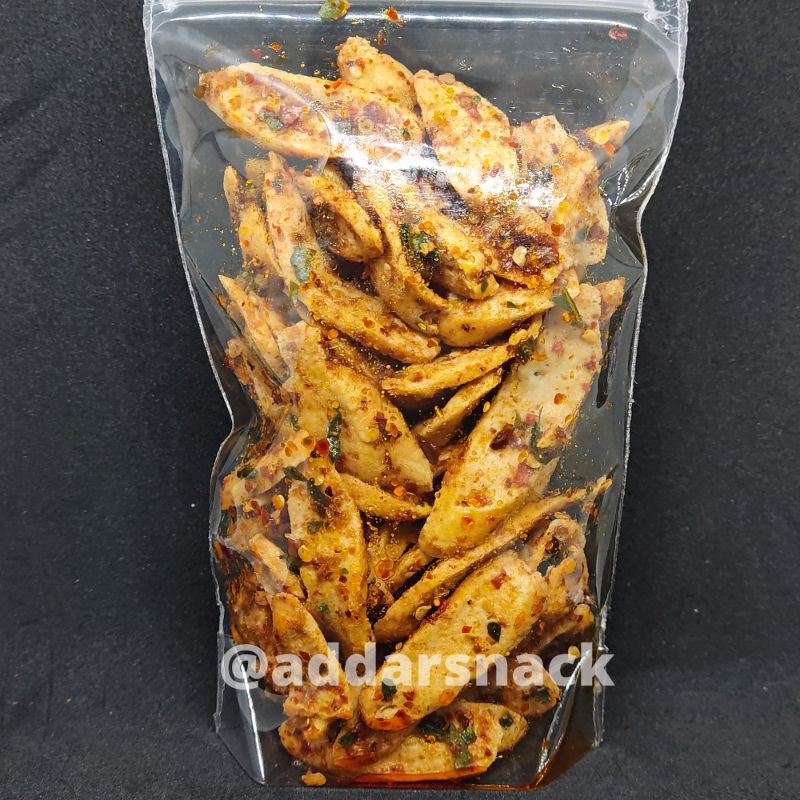 Otak otak bumbu basah daun jeruk/otak otak pedas netto 100grm