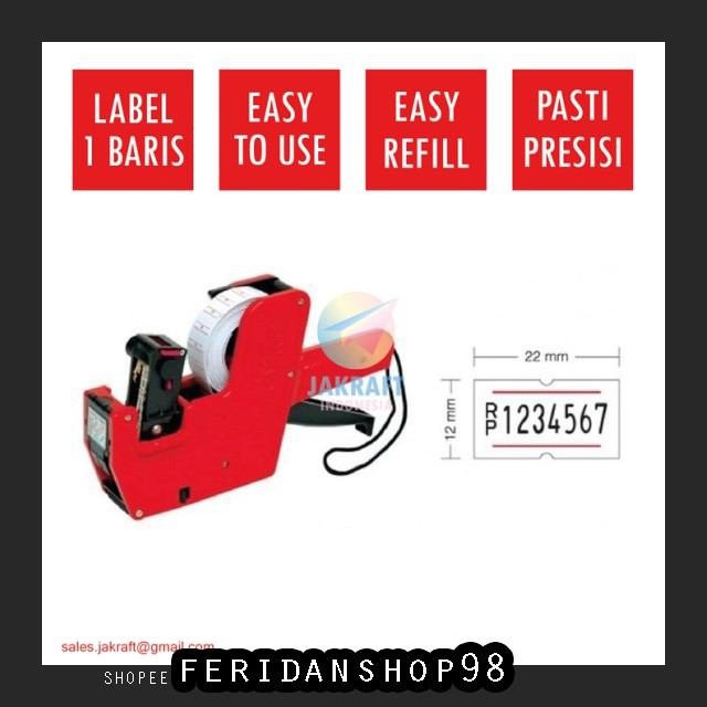 

FS326 SELOTIP & DOUBLE TAPE ALAT PASANG CETAK ATK HARGA DISPENSER LABEL JOYKO PRICE LABELLER MX5500M