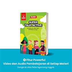 Buku bahasa inggris dari Mr. Bob kampung inggris - Panduan jago ngomong inggris (Paket 4 buku)-Talk Active