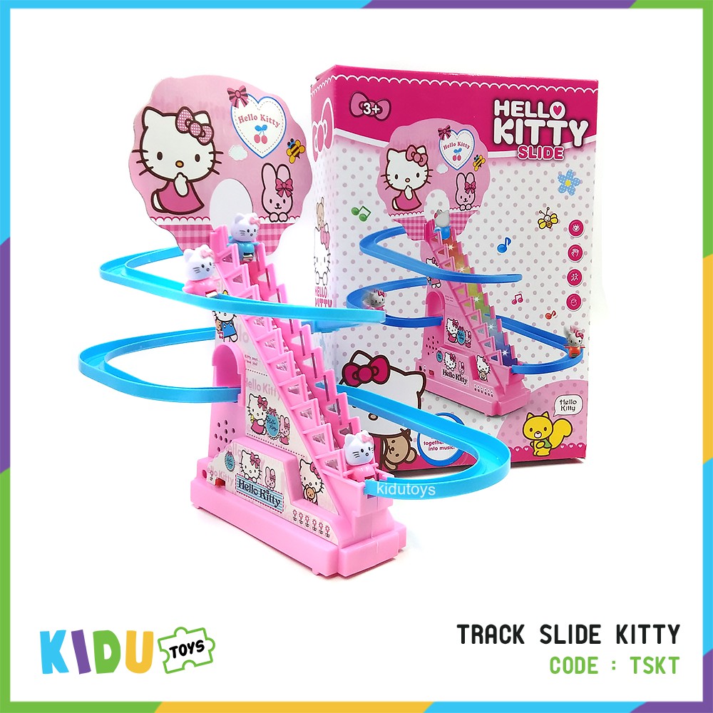 Mainan Anak tangga Rel Seluncur / Track Seluncur / Track Slide Kitty Kidu Toys