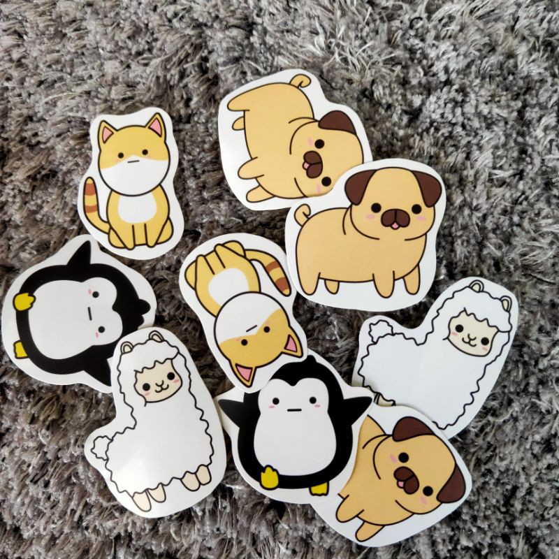 

STICKER BINATANG LUCU / STICKER AESTHETIC 20pcs / STIKER ANIMAL / STIKER TUMBLR / STIKER LUCU MURAH