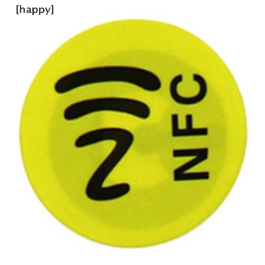 Ha 1pc Stiker Nfc Smart Ntag213 Bahan Pet Anti Air Untuk Semua Jenis Smartphone