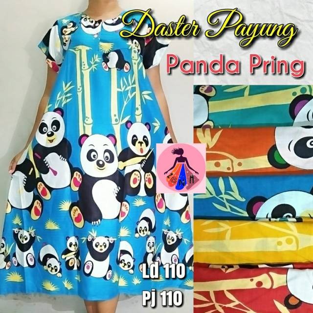 Daster Payung Wanita Bahan Rayon Kancing Depan Busui Bumil