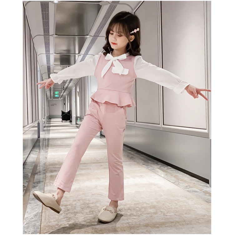 babyfit SOPHISTORY baju setelan anak perempuan blus dengan celana panjang