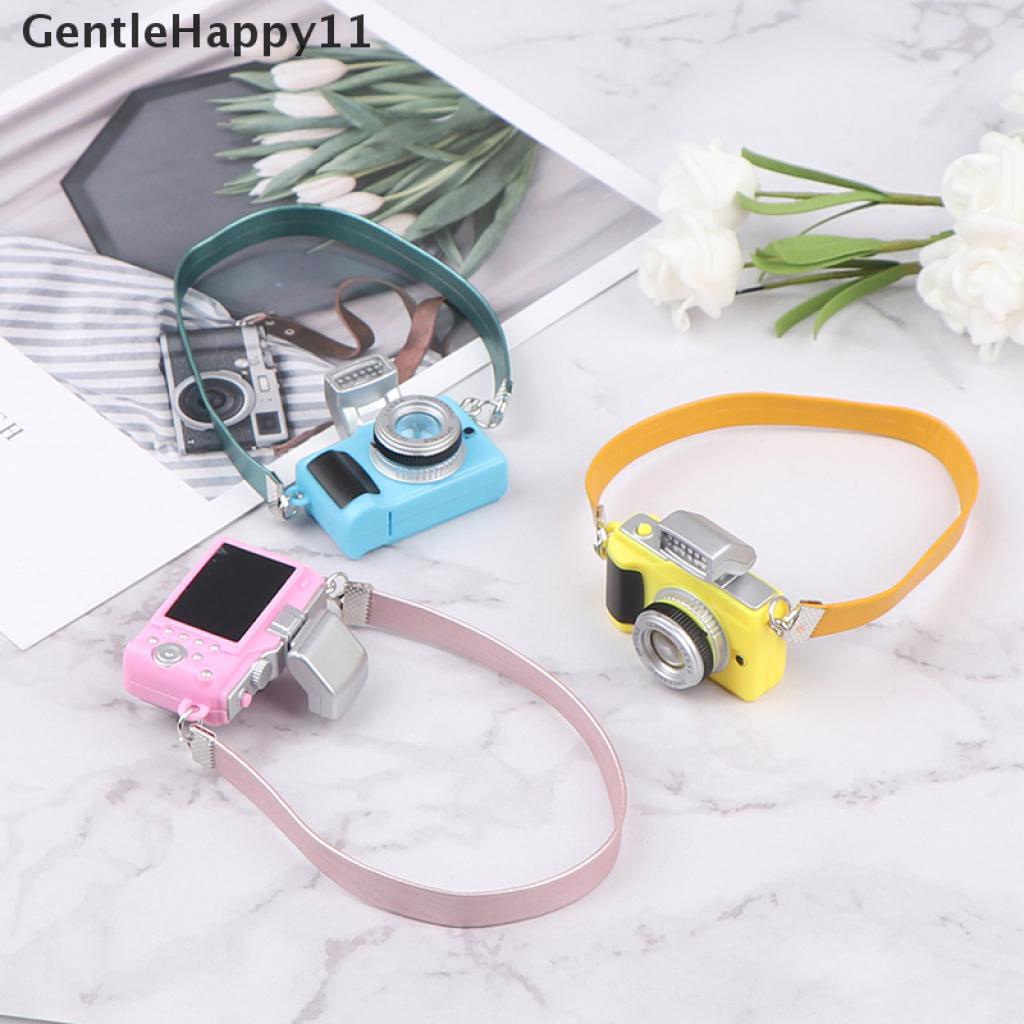Gentlehappy Mainan Miniatur Kamera SLR Skala 1: 12 Untuk Dekorasi Rumah Boneka