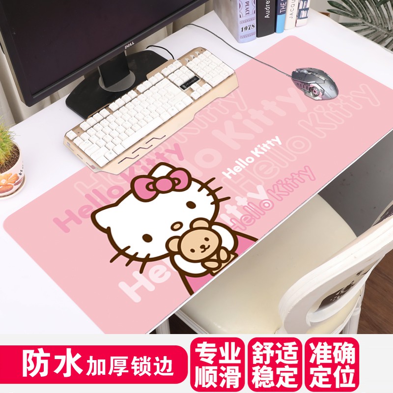 Hello Kitty Cartoon Mouse Pad More Super Waterproof Slippery Girl