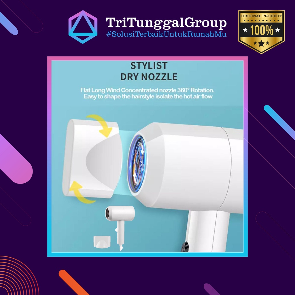 (BAYAR DI TEMPAT) Hair Dryer Modern Stylish Hairdryer / Pengering Rambut - M8881 / M-8881 / M 8881 (