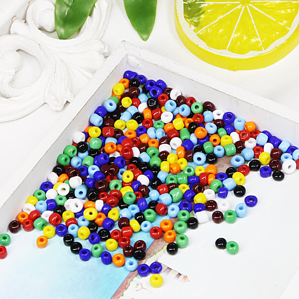 300 pcs 4mm Czech Glass Bead Warna Solid Spacer Beads Beads Membuat Perhiasan Untuk Aksesoris Pembuatan Perhiasan Liontin DIY