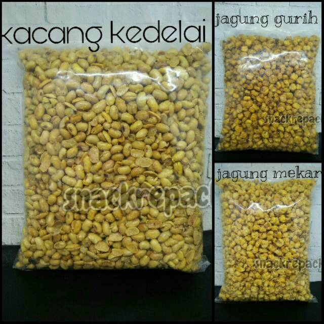 

Kacang kedelai, jagung goreng gurih