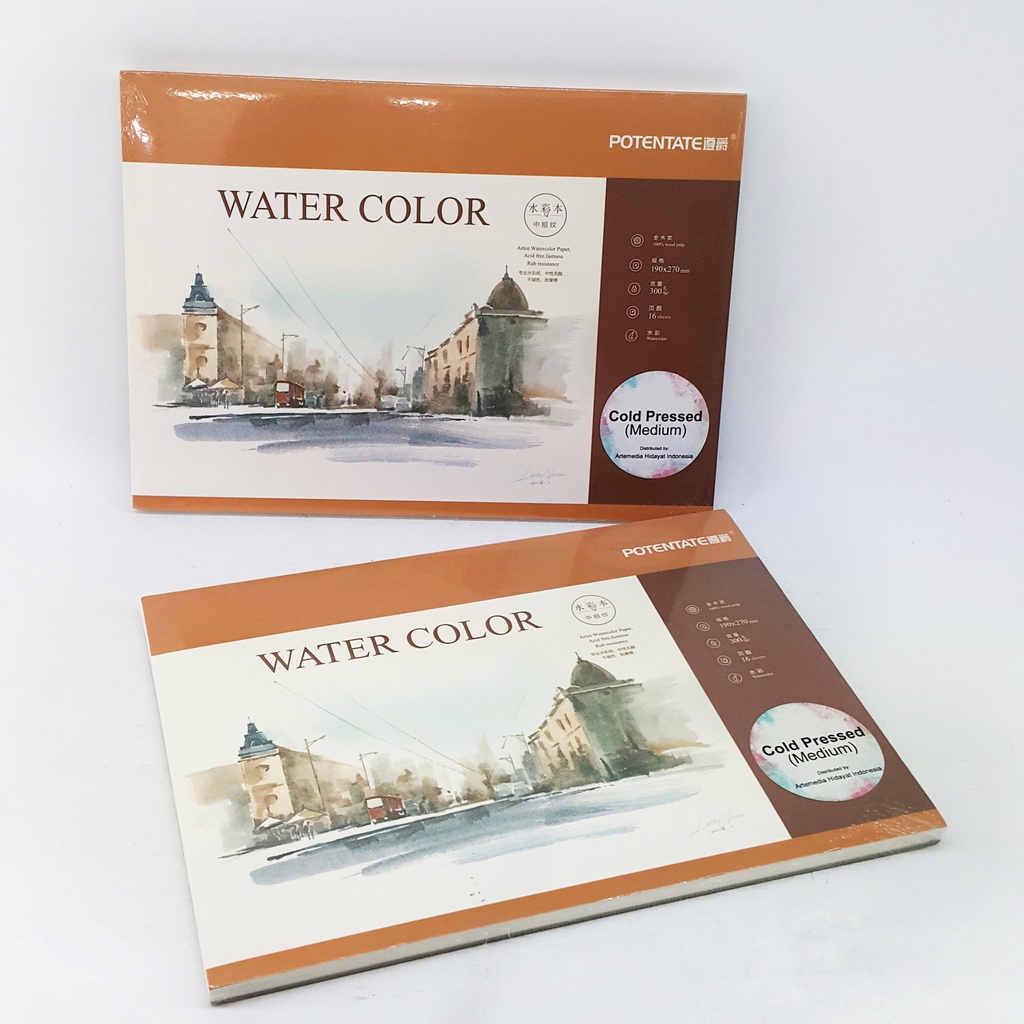 

Potentate Water Color Pad Medium 190 x 270 mm
