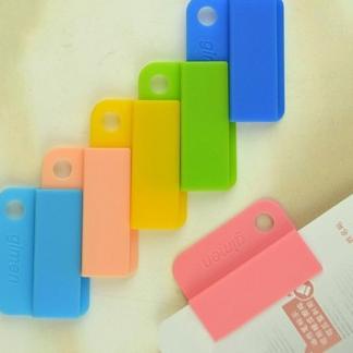 

✹ 6pc Pembatas Penanda Buku Rainbow Easy Clip Paper Folder Memo Bookmark ➦